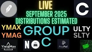 YieldMax September 2025 Group C Distribution Estimated LIVE for HOOY, CONY, AMDY, MSFO, CVNY, DRAY
