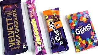Amul Velvett Milk Chocolate Vs Munch Vs Crispello Vs Gems