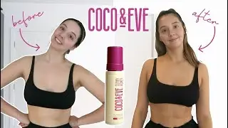 GOING FROM PALE TO TANNED AF! *COCO & EVE FAKE TAN REVIEW* | ThoseRosieDays