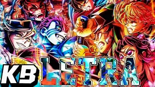 Lunas Superiores vs Cazadores de Demonios | LETRA| Castillo Infinito (Demon Slayer) |Kballero 