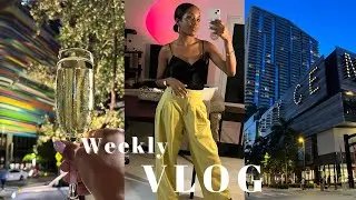 WEEKLY VLOG | Miami Nights, New Haircut, Cook With Me & more | GabxCaroline