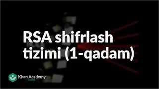 RSA shifrlash tizimi (1-qadam) | Kriptografiya | Informatika