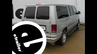 etrailer | How to Install the Curt Trailer Hitch Receiver on a 2009 Ford Van