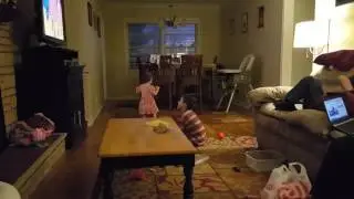 Victoria dancing