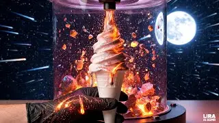 Unreal ASMR Ice Cream Machine 🍦 Surreal Swirls of Gems, Lava, Flowers & Galaxy