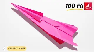 Best Paper Planes: How to make a paper airplane that Flies FAR  | Aries Warrior