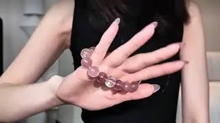 Pink Crystal Bracelet ✨ Elegant & Healing Jewelry#crystals  bracelet #crystalshop #love crystal