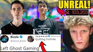 Bizzle LEAVES Ghost.. WHY? Tfue & Scoped BEST Tournament EVER? Jaomock QUITS Fortnite!