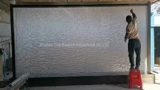customized steel mesh waterfall wall water feature background