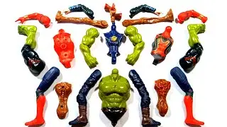 Monster siren head doktor stranger Spider-Man Hulk smash assemble toys video 