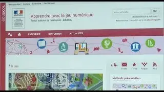 Apprendre avec le jeu num&eacute;rique, portail th&eacute;matique