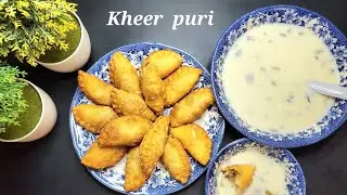 Kheer aur Puri Recipe | Eid Miladun Nabi quick and easy Rice kheer with crispy puri @KeswersKitchen