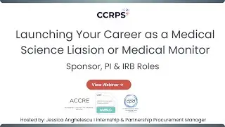 Clinical Research Roles: Sponsor, Investigator & IRB Duties | AMSLC by CCRPS