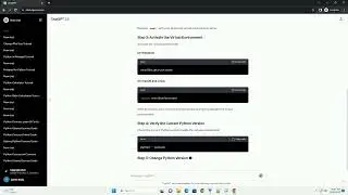 change python version in environment