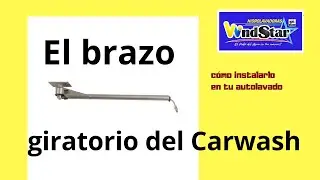 Como funciona un brazo giratorio para Carwash? swivel boom