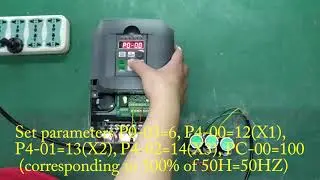 9600 series VFD 220V 5.5kw high frequency  ,multispeed