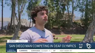 San Diego athlete heads to Deaflympics, raising awareness for athletes with disabilities