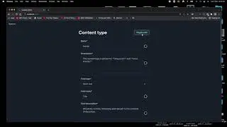 Dynamic schema generation for Spaces