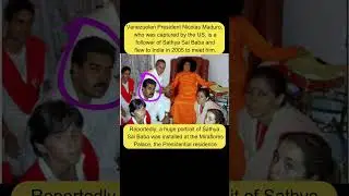 Did You Know Maduro Visited India to Meet Sathya Sai Baba in 2005?#Maduro #SaiBaba #IndiaNews #World