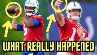 Anthony Richardson And Daniel Jones FIRST LOOK At Indianapolis Colts Training Camp Practice 2025