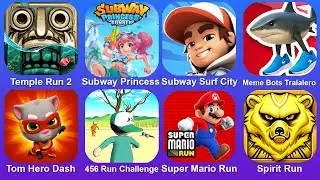 Temple Run 2,Subway Princess,Subway Surf City,Meme Bots Tralalero,456 Run Challenge,Mario Run,Spirit