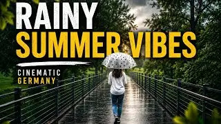 Summer Rain in Germany | A Cinematic Rainy Day Walk | 18