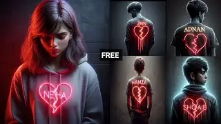 Instagram Trending Sad Broken Heart Ai Photo Editing | New Heart 💔 Broken image | Bing image creator
