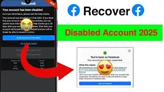 Your account has been disabled Facebook Your Account has been disabled Recover Disabled fb  Id 2025 