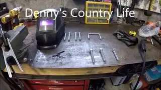 Make your own bolts? Canopy for the New Holland tractor!