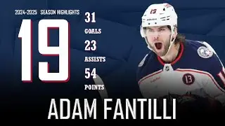 Adam Fantilli || 2024-2025 Columbus Blue Jackets Highlights