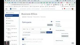 Moodle - Add students to your course manually