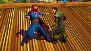 GTA 5 Ultimate Graphics Mod Doctor Strange VS Loki Fight 2
