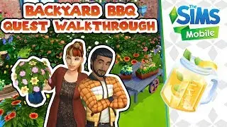 The Sims Mobile Walkthrough: Backyard Barbecue Growing Gardens Quest | Part #55