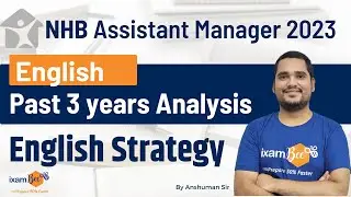 NHB Recruitment 2023 | NHB Assistant Manager | NHB Previous 3 Years Analysis & Strategy for English