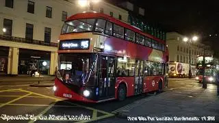 Journey On The N15 (LT951 LTZ2151)  New Bus For London Borismaster 11.3M
