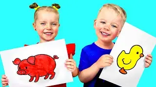 P&auml;dagogische Aktivit&auml;t f&uuml;r Kinder mit Fingerfarben und Ausmalen |Das Pie Face Sky High-Spiel spielen