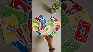 DIY room decor from old UNO cards✨ #shorts #ytshorts #roomdecor