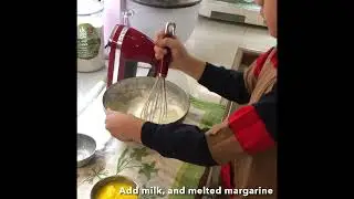 Kids Cooking Banana Cake - Membuat Kue Sendiri
