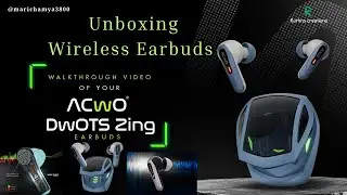DwOTS Zing wireless Earbuds - Blue color ! @marichamya3800 #wireless #earbuds #unboxing #products