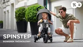 Rowerek trójkołowy SPINSTEP Kinderkraft z obracanym siedziskiem
