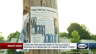 Concord man arrested after allegedly peering into windows of West Street home in Concord