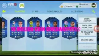 10 MILLION COIN GIVEAWAY!! FIFA 15 IOS NEW SEASON/FIFA 16 IOS HUGE GIVEAWAY!!
