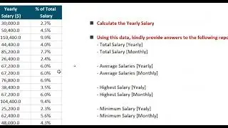 01. Microsoft Excel for Analyst : Mentorship program session1 task