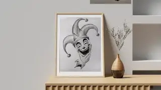 How to draw a JOKER // Arts by Bhawana // #drawing #art #sketch
