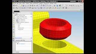 NX CAE hex meshing