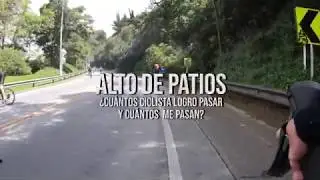 Alto de Patios - ¿Cuántos ciclistas logro pasar y cuántos me pasan?
