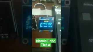 Cryptocurrency Price Ticker - #Bitcoin #ticker #cryptocurrency #crypto #arduino #arduinoproject