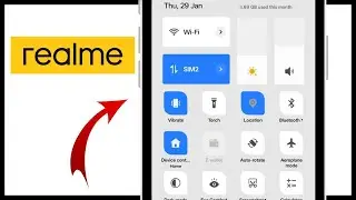 Realme Phone Me Icon Style Badle | Tile Shape Change | Change Realme Status Bar Tiles Icons Easily