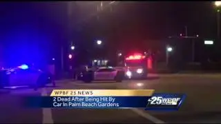 2 dead after being hit by car in Palm Beach Gardens