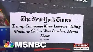 NYT: Trump Campaign Knew Claims Of Election Fraud Were Lies